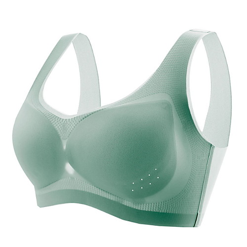 

Women's Bras & Bralettes Sports Bras Full Coverage Solid Color Gray