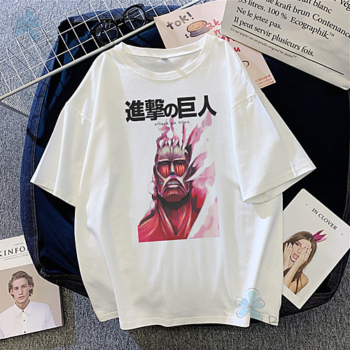 

Inspired by Attack on Titan Cosplay Cosplay Costume T-shirt Polyester / Cotton Blend Print T-shirt For Women's / Men's