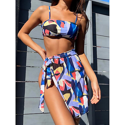 

bikini 2021 new foreign trade sexy swimwear bikini ladies split swimsuit three-piece b307w