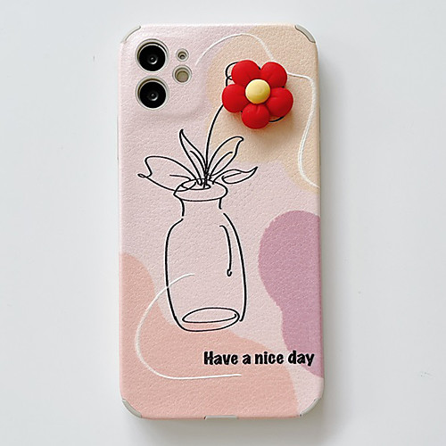 

Phone Case For Apple Back Cover iPhone 12 Pro Max 11 SE 2020 X XR XS Max 8 7 Shockproof Dustproof Flower TPU
