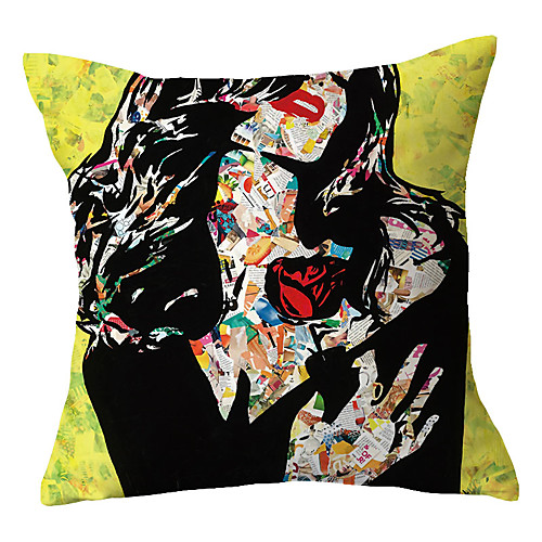 

Double Side Cushion Cover 1PC Soft Decorative Square Throw Pillow Cover Cushion Case Pillowcase for Sofa Bedroom Superior Quality Machine Washable