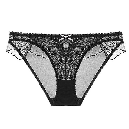 

Women's Bow Brief Micro-elastic Low Waist Purple S