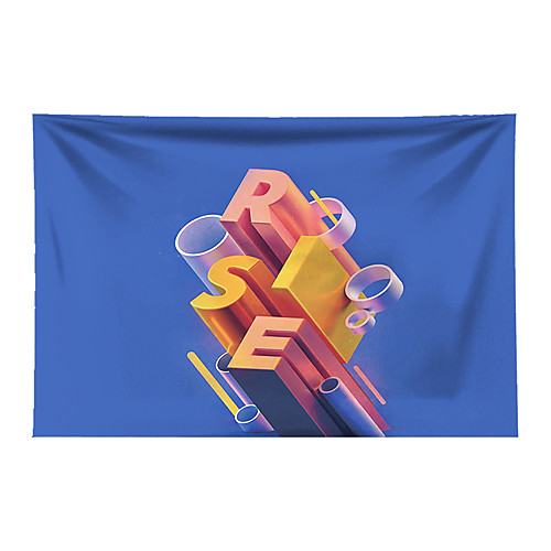 

Wall Tapestry Art Decor Blanket Curtain Picnic Tablecloth Hanging Home Bedroom Living Room Dorm Decoration 3D Letter Number