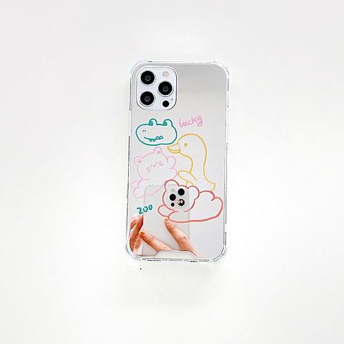 

Phone Case For Apple Back Cover iPhone 12 Pro Max 11 SE 2020 X XR XS Max 8 7 Shockproof Dustproof Animal TPU