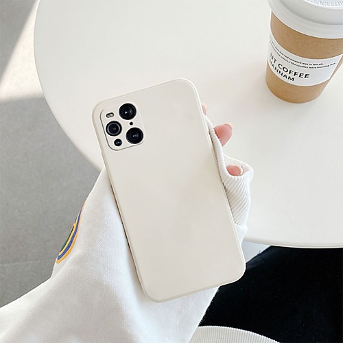 

Square Liquid Silicone Phone Case For Oppo Find X3 Pro Find X2 Pro Reno 4 Reno 2 R17 Pro R15 Shockproof Dustproof Soft Back Cover