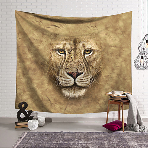 

Wall Tapestry Art Decor Blanket Curtain Hanging Home Bedroom Living Room Decoration Polyester Animal