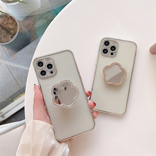 

Phone Case For Apple Back Cover iPhone 12 Pro Max 11 SE 2020 X XR XS Max 8 7 Shockproof Dustproof with Stand Graphic Transparent TPU