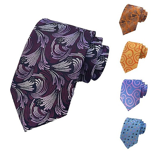 

Men's Work Necktie - Floral / Jacquard