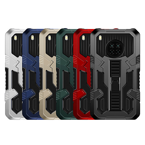 

Kickstand Armor Phone Case For Huawei P40 Pro P40 lite P30 Lite P Smart Honor 20 nova 7i Nova 6SE Y9a Y9S PU Shockproof Dustproof Back Cover with Phone Stand Holder