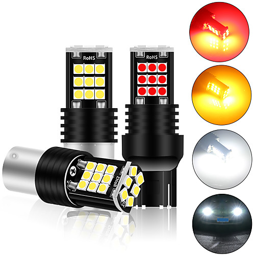 

2PCS Signal Lamp P21w Led Ba15s 1156 T20 7440 W21W W21/5W Bulb 3030SMD Canbus 1157 Led Bay15d P21/5w Turn Brake Backup Light 12V