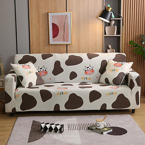 

2021 New Stylish Simplicity Print Sofa Cover Stretch Couch Slipcover Super Soft Fabric Retro Hot Sale Couch Cover