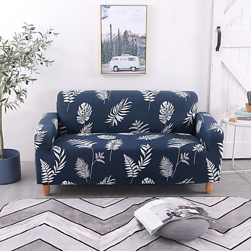 

Leaves Print Dustproof All-powerful Slipcovers Stretch Sofa Cover Super Soft Fabric Couch Cover with One Free Boster Case(Chair/Love Seat/3 Seats/4 Seats)