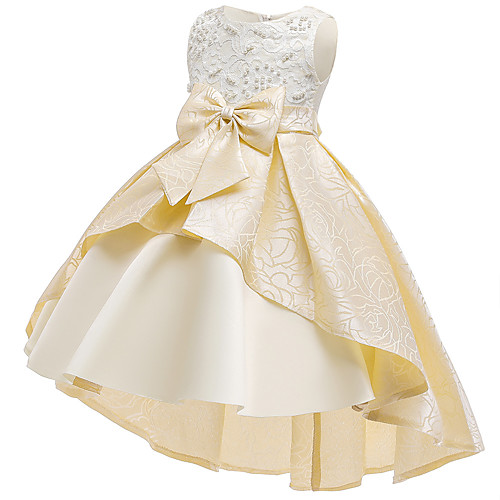 

Princess Dress Party Costume Flower Girl Dress Girls' Movie Cosplay Christmas New Year's Golden Red Pink Dress Christmas Halloween Children's Day Polyester / Cotton