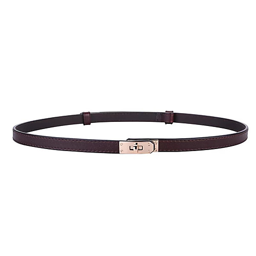 

vintage two-layer leather thin leather belt, trendy decorative dress, double buckle belt, adjustable leather belt for women
