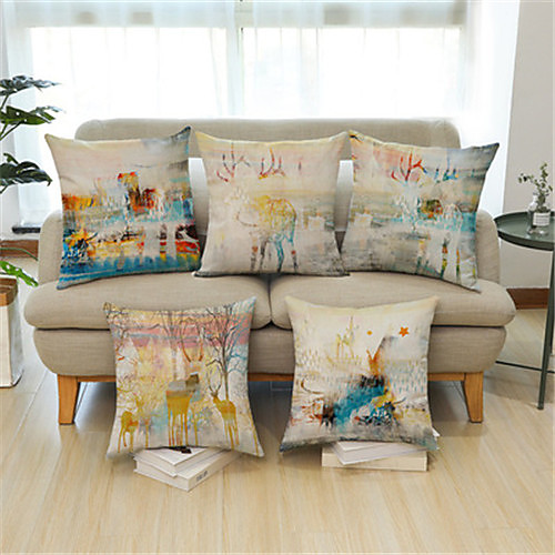 

Double Side Cushion Cover 1PC Soft Decorative Square Throw Pillow Cover Cushion Case Pillowcase for Sofa Bedroom Superior Quality Machine Washable