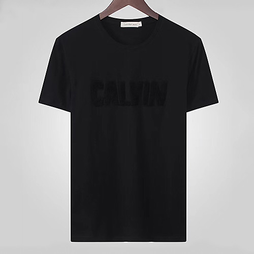 

Men's Unisex Tee T shirt Hot Stamping Graphic Prints Letter Plus Size Print Short Sleeve Casual Tops Cotton Basic Designer Big and Tall White Black