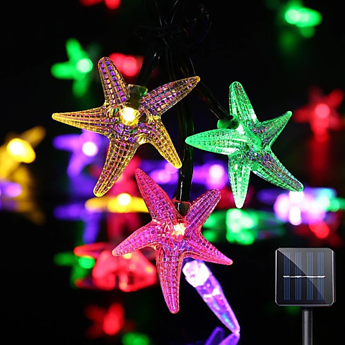 

Outdoor Solar String Light Solar String Lights 8 Modes Outdoor Waterproof 7M-50LEDs 6.5M-30LEDs Ocean Stars Fairy String Lights Wedding Garden Holiday Home Decoration LED Solar Garden Light