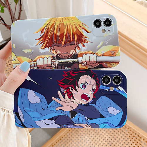 

Demon Slayer: Kimetsu no Yaiba Phone Case For Apple Back Cover iPhone 12 Pro Max 11 SE 2020 X XR XS Max 8 7 Shockproof Dustproof Cartoon TPU