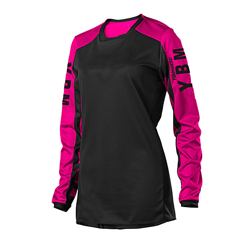 

CAWANFLY Women's Long Sleeve Cycling Jersey Summer Black Bike Top Mountain Bike MTB Road Bike Cycling Quick Dry Breathable Sports Clothing Apparel / Micro-elastic