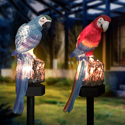 

Outdoor Solar Lights LED Outdoor Lights Solar Powered Garden Light Outdoor IP65 Waterproof Parrot LED Fairy Light Lawn Lamp Garden Decor Landscape Yard Lawn Fence Lighting LED Solar Garden Light
