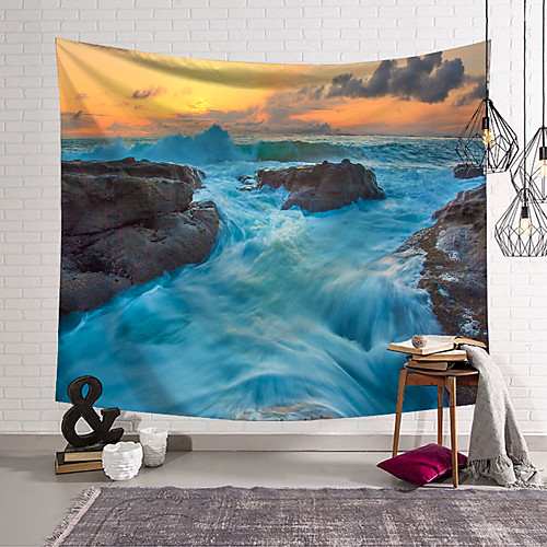 

Wall Tapestry Art Decor Blanket Curtain Hanging Home Bedroom Living Room Decoration Polyester