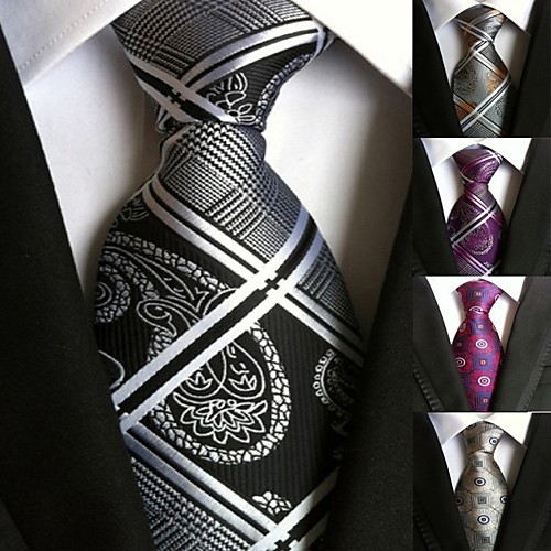 

Men's Work Necktie - Floral / Jacquard