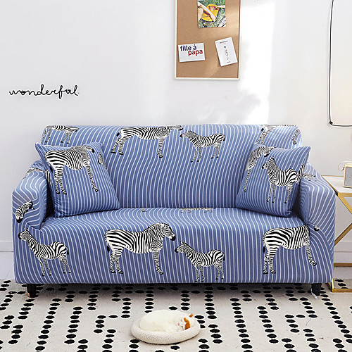 

2021 New Stylish Simplicity Print Sofa Cover Stretch Couch Slipcover Super Soft Fabric Retro Hot Sale Couch Cover