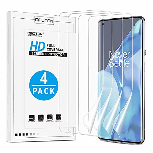 

Phone Screen Protector For OnePlus OnePlus 9 OnePlus 8 Pro OnePlus 8 OnePlus 7T OnePlus 7T Pro Hydrogel Film 4 pcs High Definition (HD) Ultra Thin Scratch Proof Front Screen Protector Phone Accessory