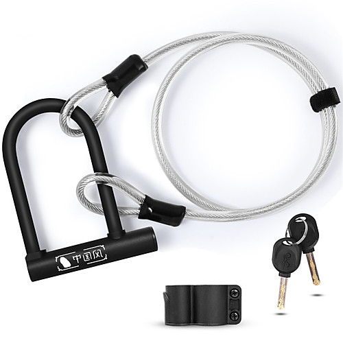 

Bike Locks Portable Locking Security For Road Bike Mountain Bike MTB Folding Bike Recreational Cycling Cycling Bicycle Zinc Alloy Carbon Steel BlackSliver White Black