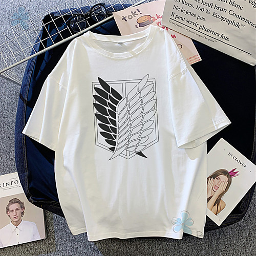 

Inspired by Attack on Titan Cosplay Cosplay Costume T-shirt 100% Polyester Print T-shirt For Women's / Men's
