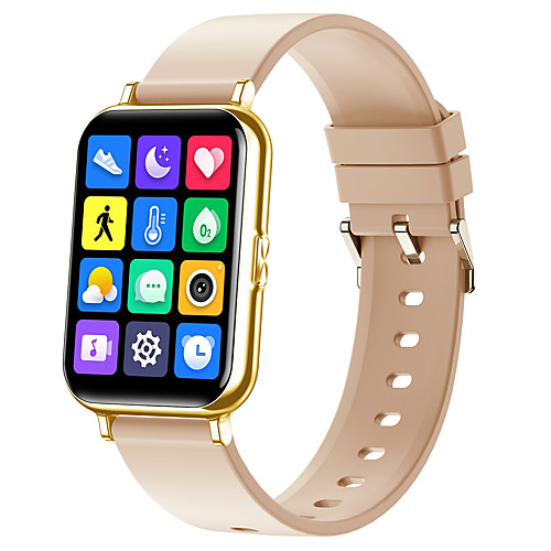 

DBT-SW25S Smartwatch Fitness Running Watch Bluetooth Touch Screen Heart Rate Monitor Blood Pressure Measurement Timer Pedometer Call Reminder 33mm Watch Case for Android iOS Men Women / Sports