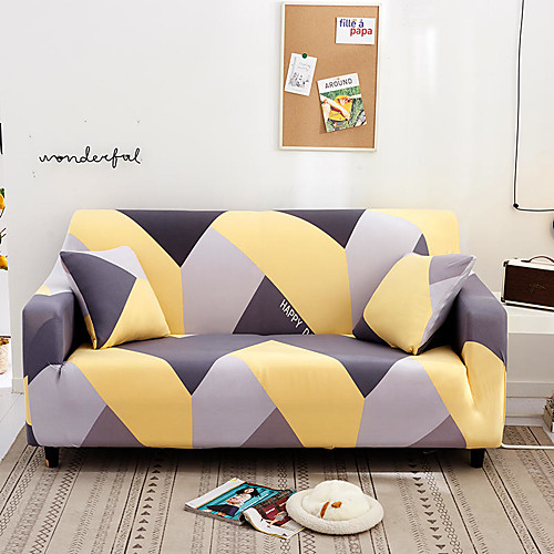 

2021 New Stylish Simplicity Print Sofa Cover Stretch Couch Slipcover Super Soft Fabric Retro Hot Sale Couch Cover