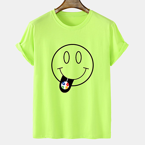 

Men's Unisex Tee T shirt Hot Stamping Graphic Prints Grimace Sugar Plus Size Short Sleeve Casual Tops 100% Cotton Basic Fashion Designer Comfortable Blue Blushing Pink Orange