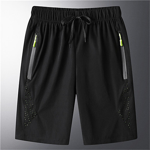 

Men's Shorts Sports Casual Gym Shorts Pants Color Block Short Red Green