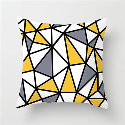 

Double Side Cushion Cover 1PC Faux Linen Soft Decorative Square Pillowcase for Sofa bedroom Car Chair Superior Quality Outdoor Cushion for Patio Garden Farmhouse Bench Couch