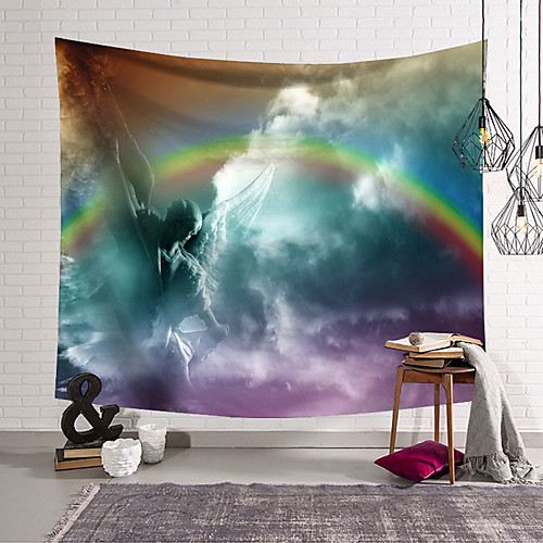 

Rainbow Wall Tapestry Art Decor Blanket Curtain Hanging Home Bedroom Living Room Decoration Polyester