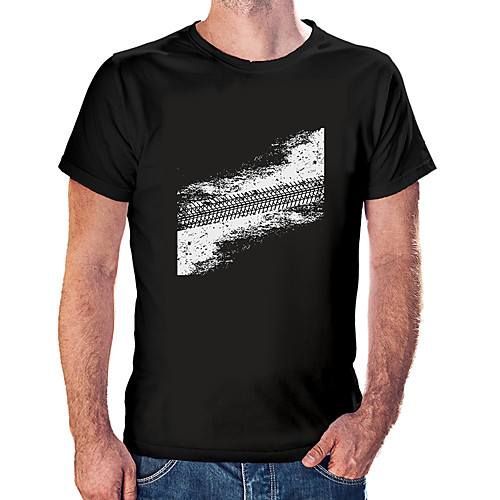 

Men's Unisex Tee T shirt Hot Stamping Tie Dye Graphic Prints Plus Size Print Short Sleeve Casual Tops Cotton Basic Fashion Designer Big and Tall White Black Red