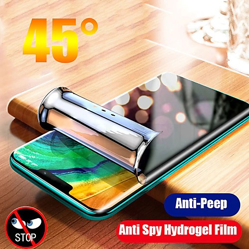 

Phone Screen Protector For Huawei Nova 8 Pro Nova 8 P40 P40 Pro Mate 40 TPU Hydrogel 3 pcs Ultra Thin Scratch Proof Privacy Anti-Spy Front Screen Protector Phone Accessory