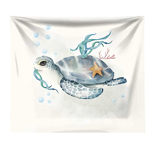 

Wall Tapestry Art Decor Blanket Curtain Picnic Tablecloth Hanging Home Bedroom Living Room Dorm Decoration Turtle