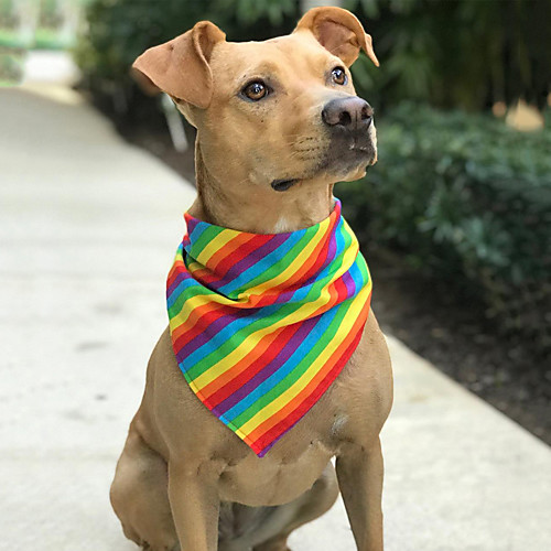 

Dog Cat Pets Hats, Caps & Bandanas Bandanas Stripes Terylene Stripe 1pc