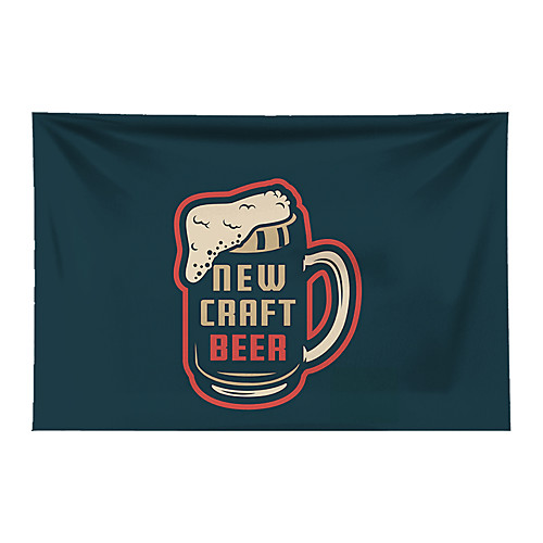 

Wall Tapestry Art Decor Blanket Curtain Picnic Tablecloth Hanging Home Bedroom Living Room Dorm Decoration Beer