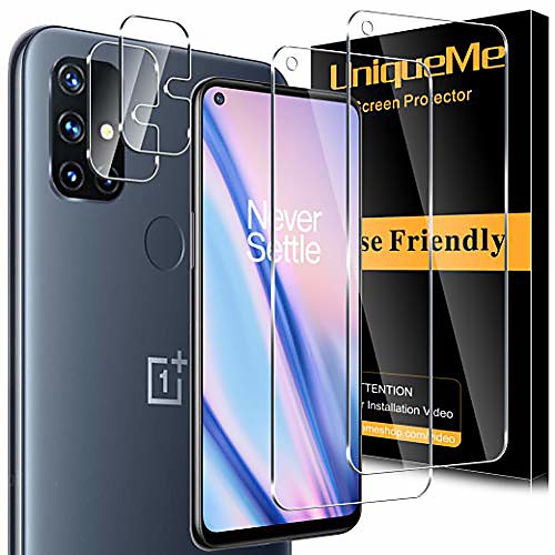 

Phone Screen Protector For One Plus OnePlus 9 OnePlus 8 Pro OnePlus 8 OnePlus 7T OnePlus 7T Pro Tempered Glass 4 pcs High Definition (HD) Scratch Proof Front & Camera Lens Protector Phone Accessory