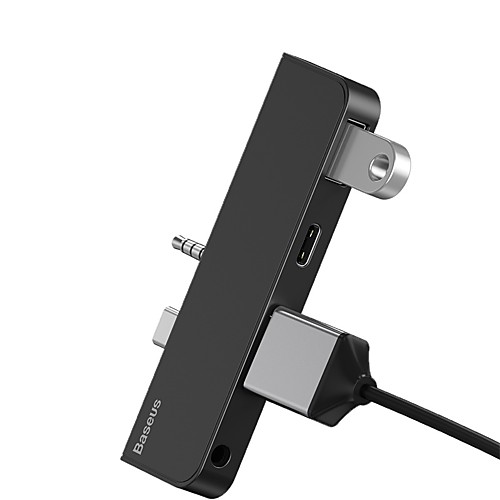 

BASEUS with Card Reader(s) OTG CAHUB-FT01 USB 3.0 USB C to HDMI-compatible 2.0 USB 3.0 USB 3.0 USB C 3.5mm Audio USB Hub 4 Ports For Windows, PC, Laptop