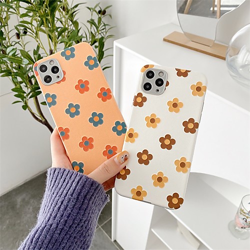 

Phone Case For Apple Back Cover iPhone 12 Pro Max 11 SE 2020 X XR XS Max 8 7 Shockproof Dustproof Graphic Flower TPU
