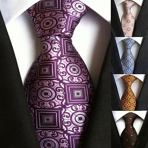 

Men's Work Necktie - Floral / Jacquard