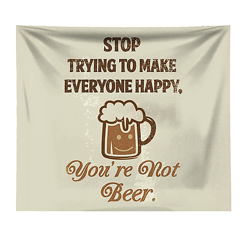 

Wall Tapestry Art Decor Blanket Curtain Picnic Tablecloth Hanging Home Bedroom Living Room Dorm Decoration Beer