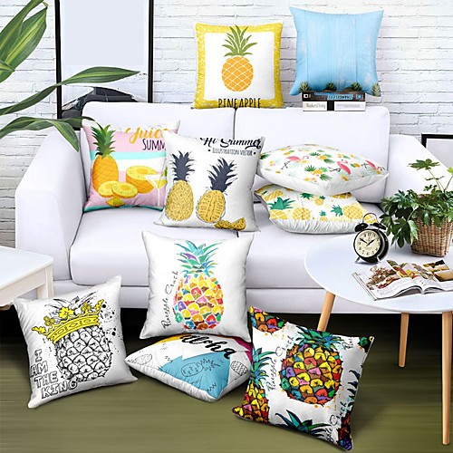 

Ins Double Side Cushion Cover 1PC Soft Decorative Square Pillowcase for Sofa Bedroom Car Chair Superior Quality Outdoor Cushion Patio Throw Pillow Covers for Garden Farmhouse Bench Couch