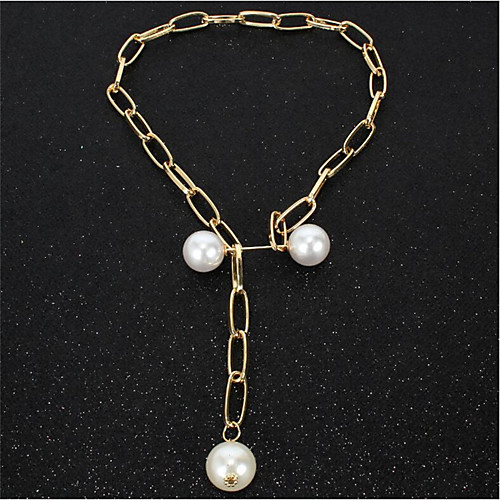 

Women's Pearl Pendant Necklace Classic Flower Fashion Alloy White 407 cm Necklace Jewelry 1pc For Anniversary Street Birthday Party Festival