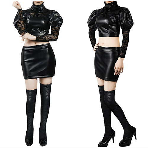 

Inspired by Cosplay Cosplay Anime Cosplay Costumes Japanese Cosplay Suits Top Skirt Gloves For Women's / Socks
