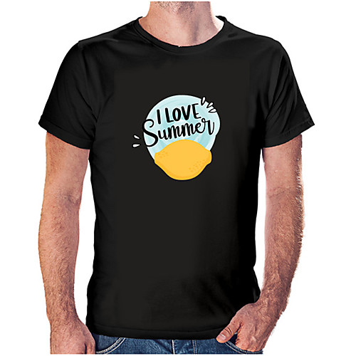 

Men's Unisex Tee T shirt Hot Stamping Graphic Prints Letter Plus Size Print Short Sleeve Casual Tops Cotton Basic Fashion Designer Big and Tall Wine White Black